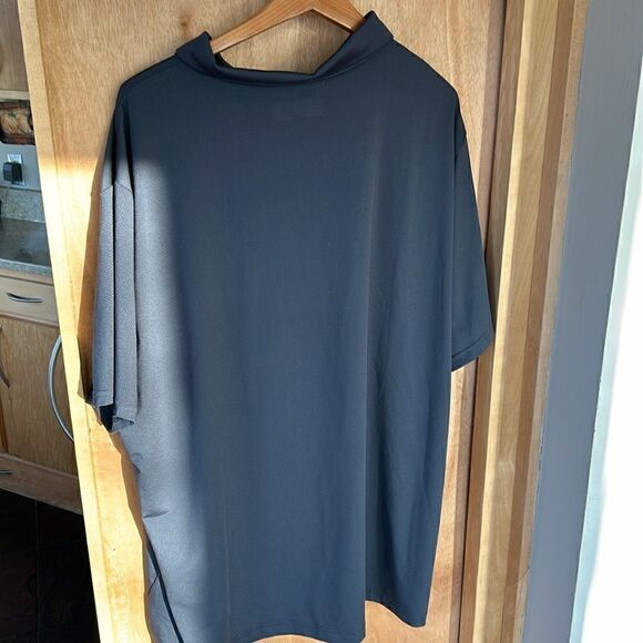 Under Armour Oshkosh Titans short sleeve two button collar gray poly shirt 4XL - Picture 12 of 15